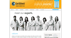 Desktop Screenshot of cerilliant.com